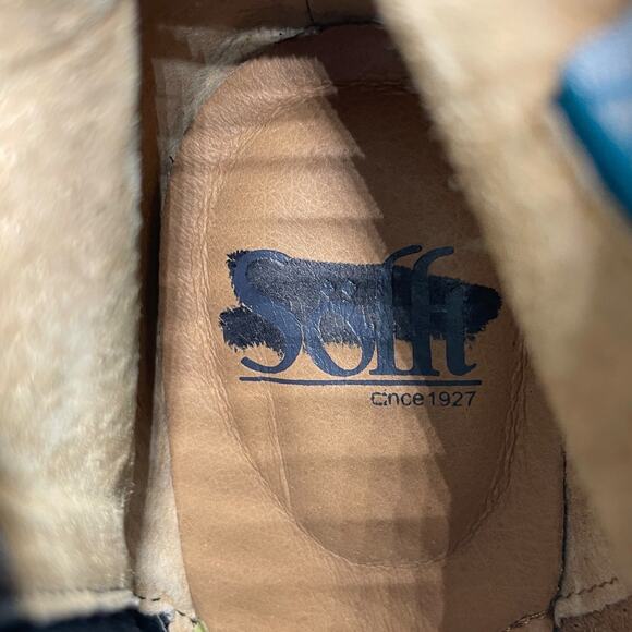 Sofft Women's Emeline Waterproof Suede Wedge Side Zip Bootie Black Size 7 M - Picture 8 of 13